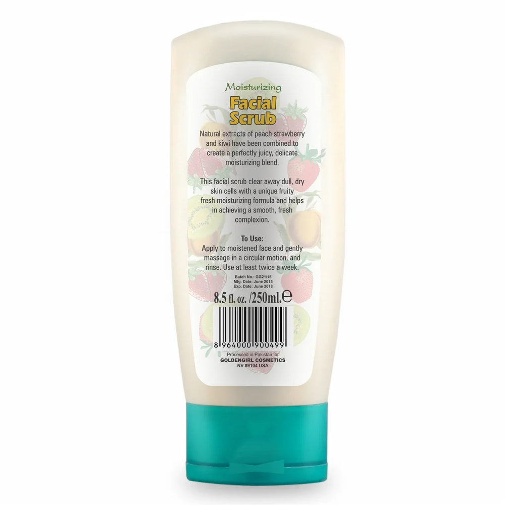 Soft Touch Facial Scrub with Peach, Strawberry & Kiwi Soft Touch