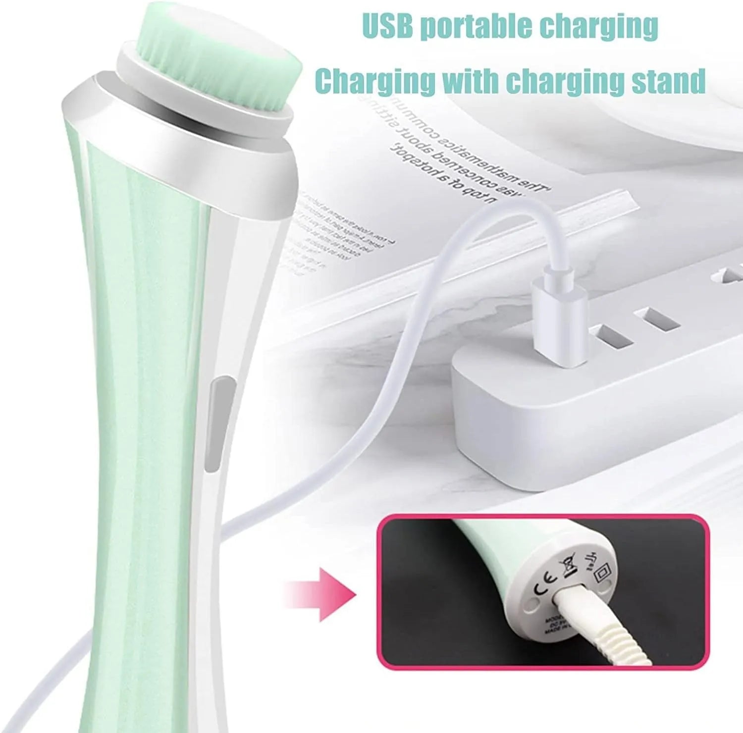 4 in 1 Facial Cleansing Brush Cosmia.pk