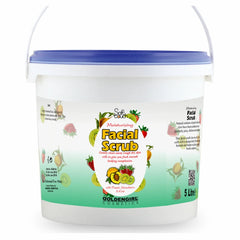 Soft Touch Facial Scrub with Peach, Strawberry & Kiwi Soft Touch