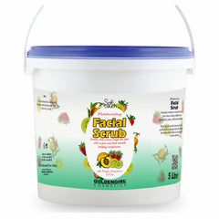 Soft Touch Facial Scrub with Peach, Strawberry, and Kiwi Soft Touch