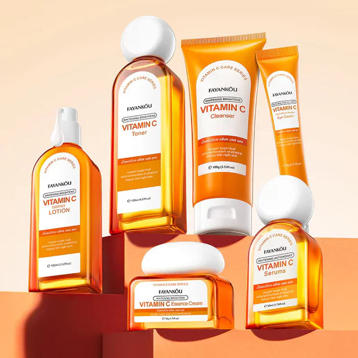 Fayankou 6 in 1 Vitamin C Facial Kit Skin Care Set FAYANKOU