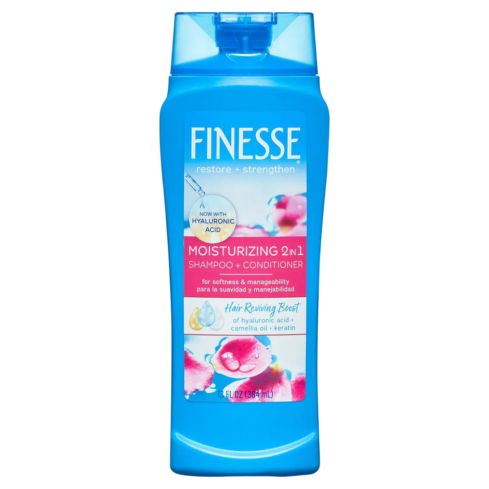 Finesse Restore + Strengthen Moisurizing 2-In-1 Shampoo & Conditioner Finesse