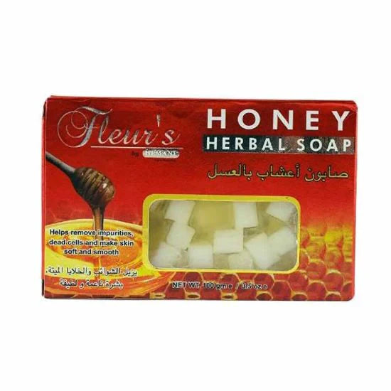 HEMANI HERBAL Fleur's Honey Soap - 100gm Hemani Herbal
