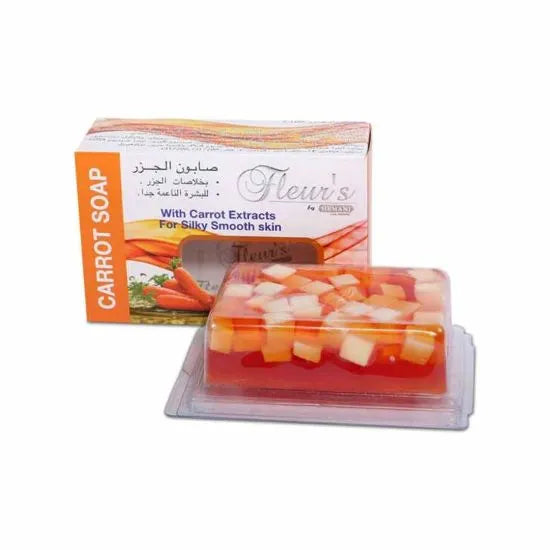 HEMANI HERBAL Fleurs Transparent Soap - Carrot - 100gm Hemani Herbal