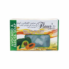 Hemani Herbal Fleurs Transparent Soap Avocado & Papaya - 100gm Hemani Herbal