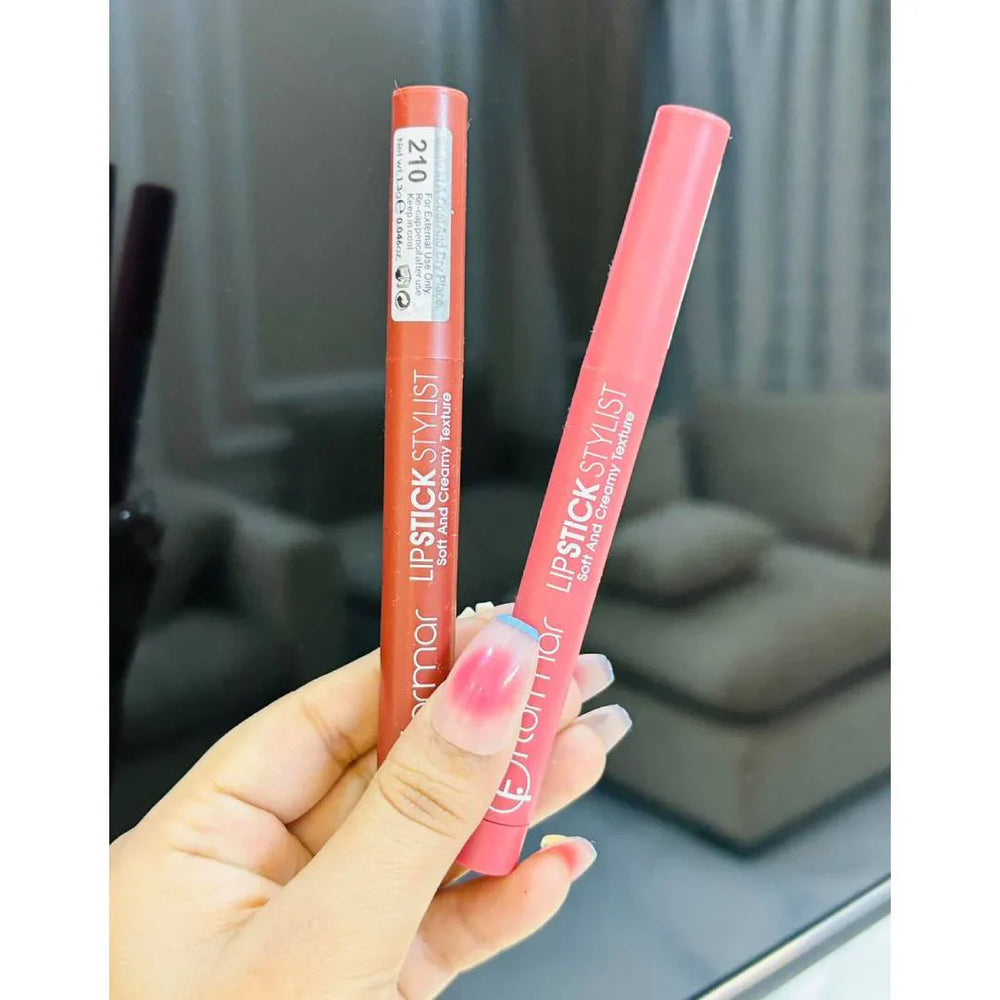 Flormar Lipstick Stylist Soft And Creamy Texture Lip Crayons Fflomror
