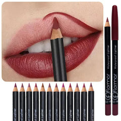 Flormor WaterProof Lip Liner Pencil - 12Pcs Flormor