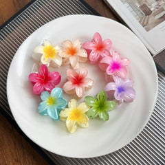 Flower Hair Clip - 4 Pcs Random Cosmia.pk