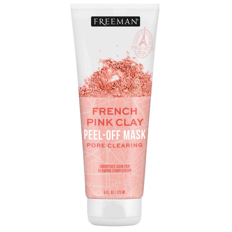 Freeman Exotic Blends Pore Clearing French Pink Clay Peel Off Mask Freeman