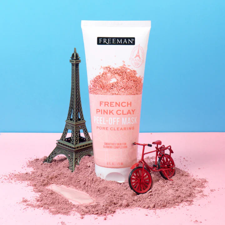 Freeman Exotic Blends Pore Clearing French Pink Clay Peel Off Mask Freeman