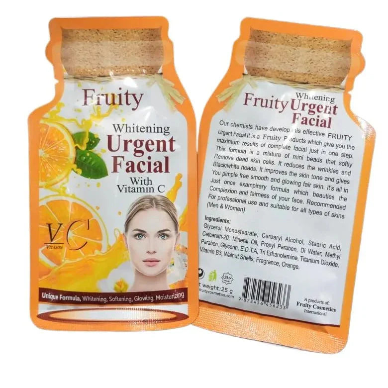Fruity Whitening Urgent Facial Fruity
