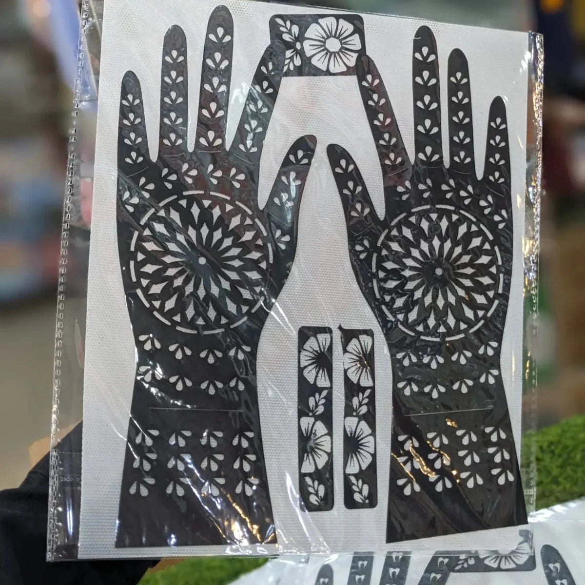 Full Hand Mehndi Stencil Design Cosmia.pk