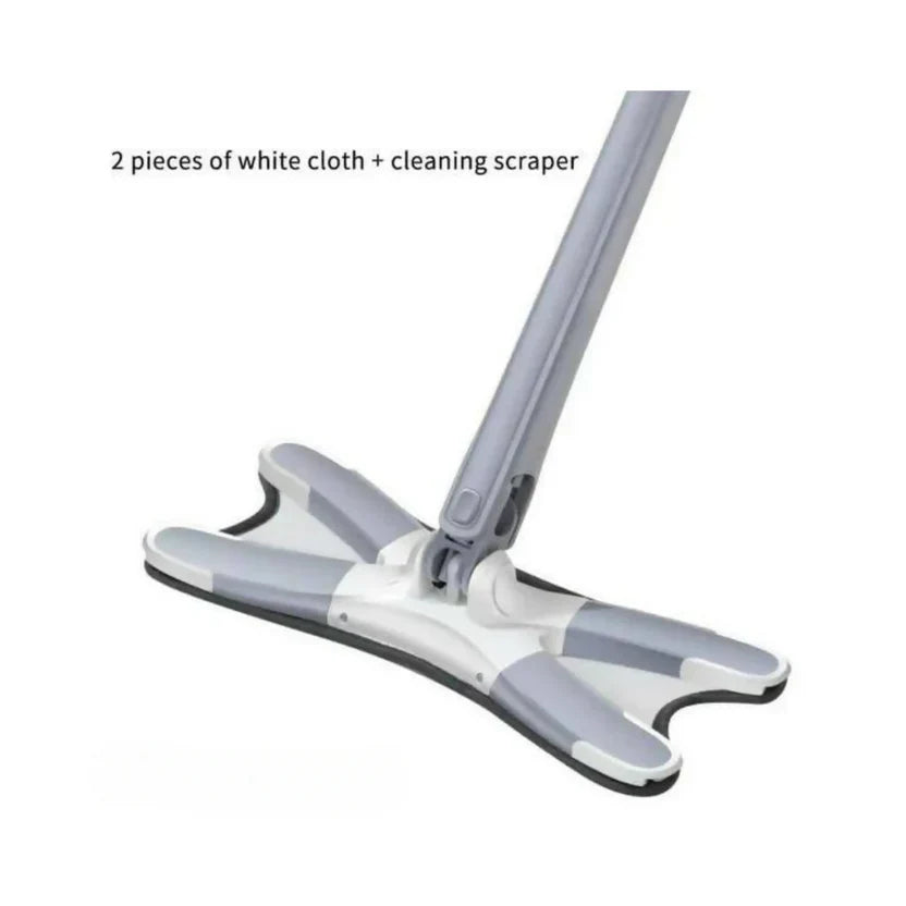X-Type Microfiber Flat Mop with Twist Mechanism Cosmia.pk