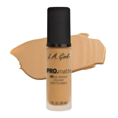 L.A Girl HD Pro Matte Foundation - Natural (Made in USA) LA Girl