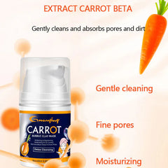 GUANJING Remove Black Head Shrink Pores Clean Skin Carrot Bubble Clay Guanjing