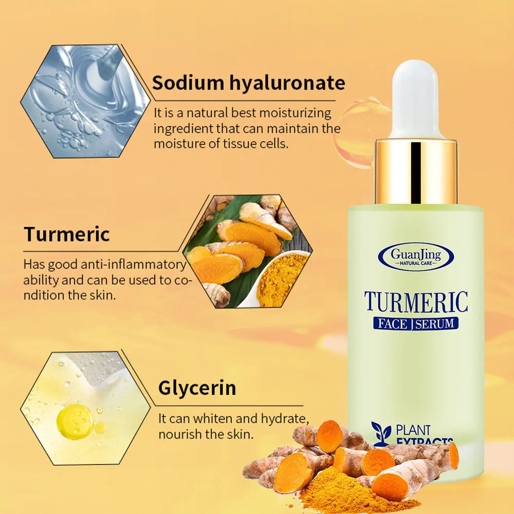 GUANJING Turmeric Extract Anti Wrinkle Face Serum Guanjing
