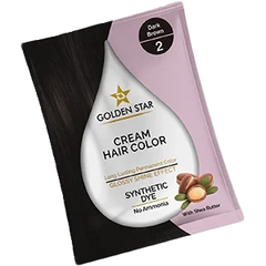 Golden Star Hair Color Dark Brown 20g Golden Star