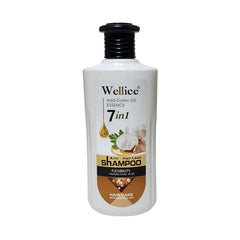Wellice 7 in 1 Anti - Hair Loss Garlic Hyalruonic Acid & Soothing Frizz Shampoo 400g Wellice