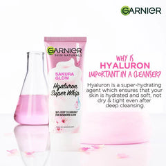 Garnier Sakura Glow Hyaluron Super Whip Foam - 100ml Garnier