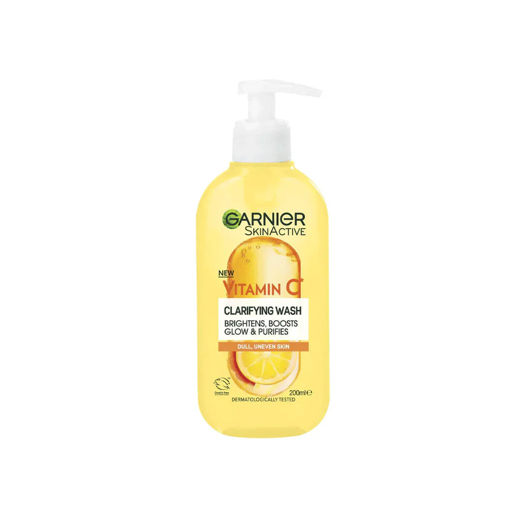 Garnier Vitamin C Clarifying Wash for Dull Uneven Skin - 200ml Garnier