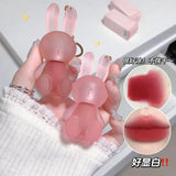 Gege Bear Cute Rabbit Velvet Lip Mud keychain style