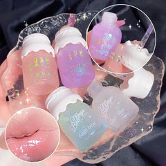 Gege Bear Lip Honey Gloss Set Moisturizing Mirror Shine Gege Bear
