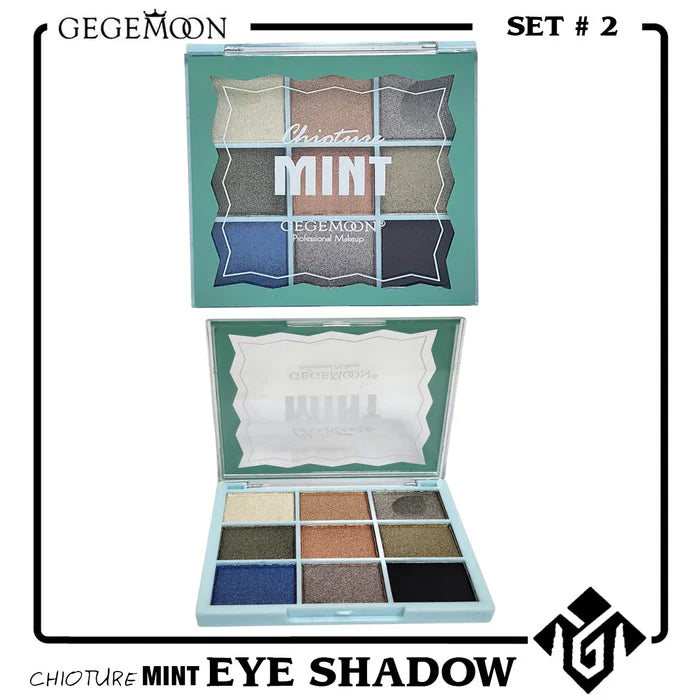 Gege Moon 9 color CHIOTURE MINT Eyeshadow Kit Gege Moon