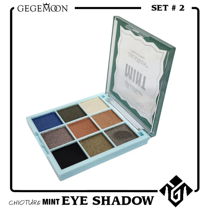Gege Moon 9 color CHIOTURE MINT Eyeshadow Kit Gege Moon