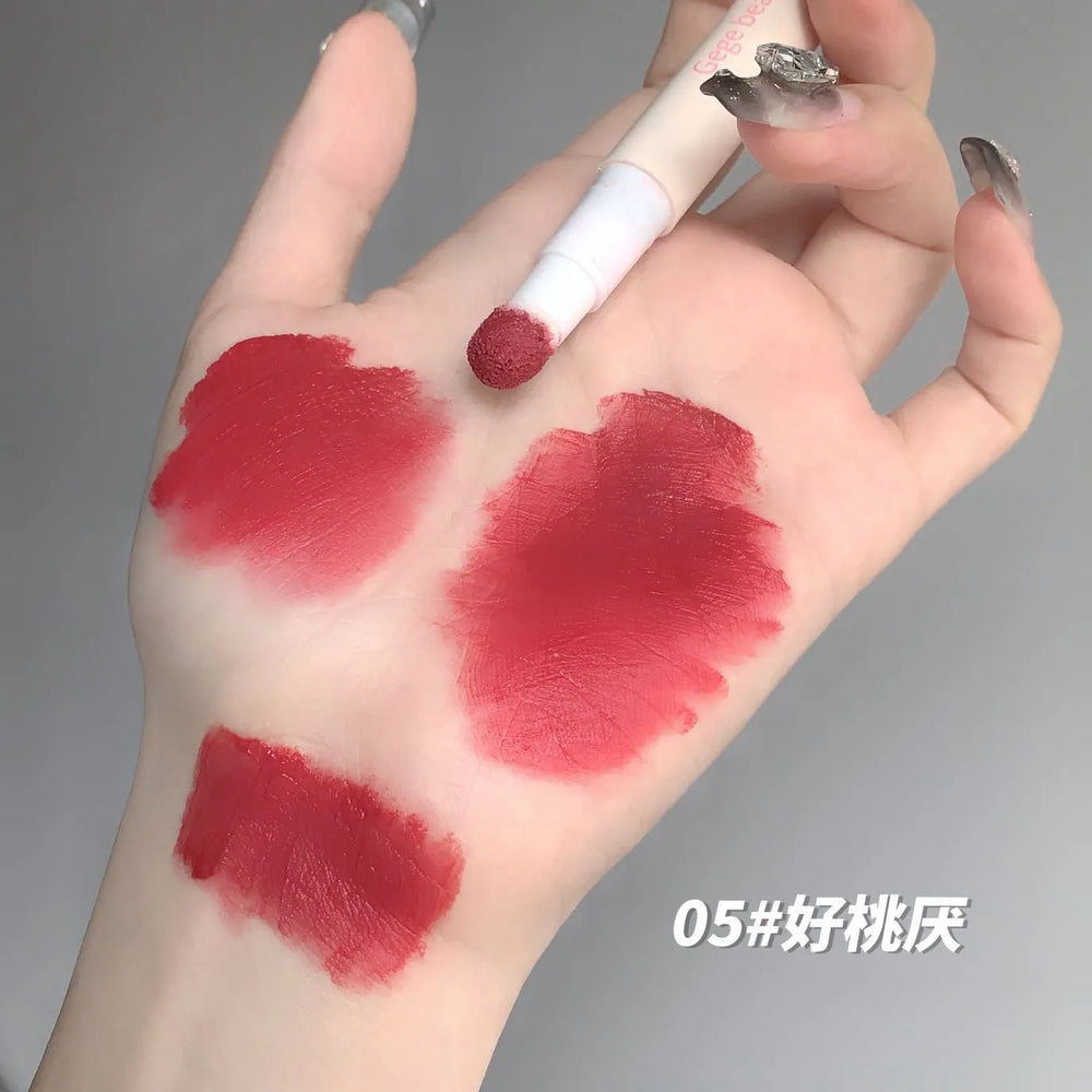 Gege Bear Cushion Matte Waterproof Lippies Gege Bear
