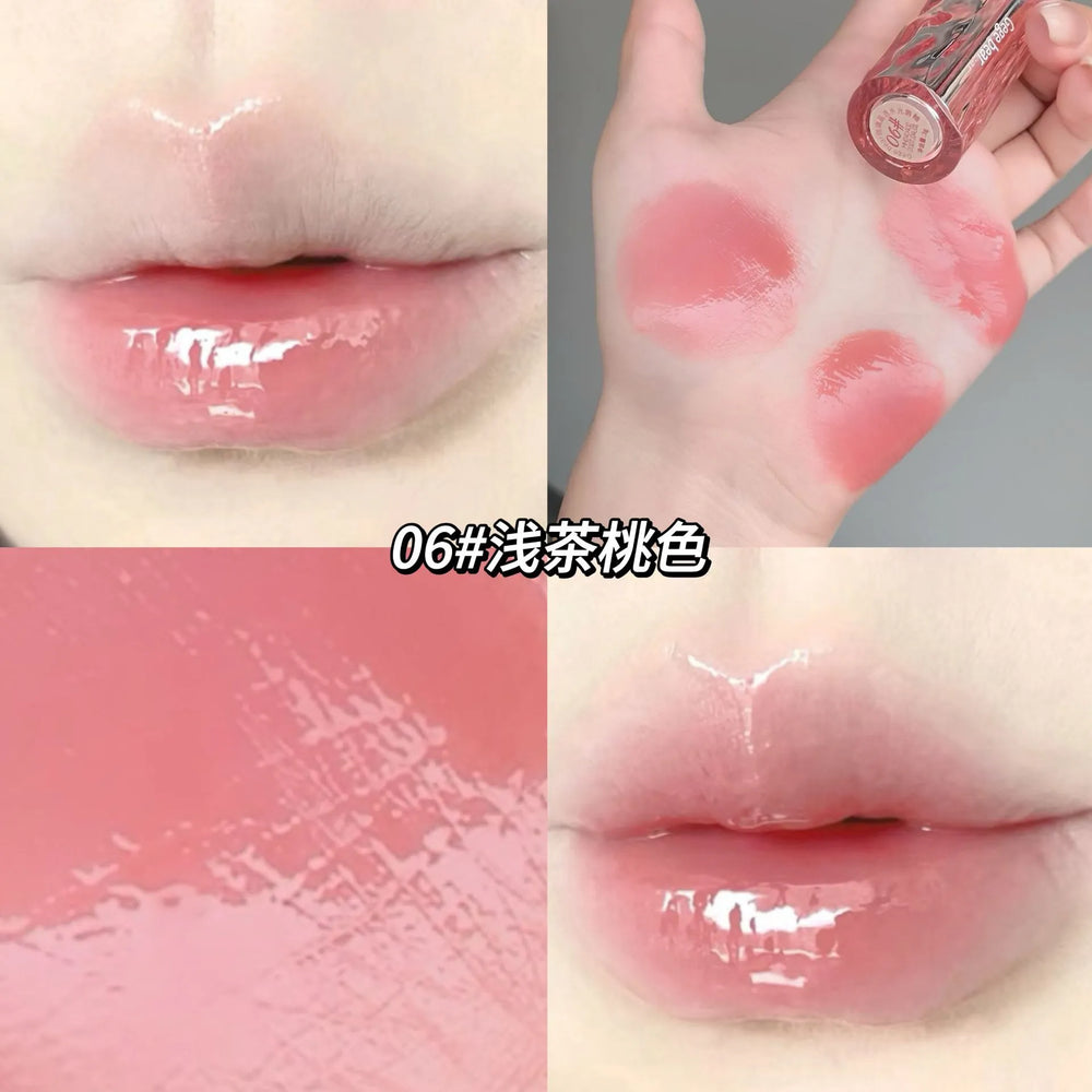 Gege Bear Glaze Crystal Lip Gloss – Translucent Shine, Juicy Finish Gege Bear