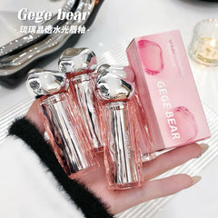 Gege Bear Glaze Crystal Lip Gloss – Translucent Shine, Juicy Finish Gege Bear