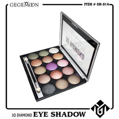 Gegemoon 15 Color 3D Diamond Eyeshadow Gege Moon
