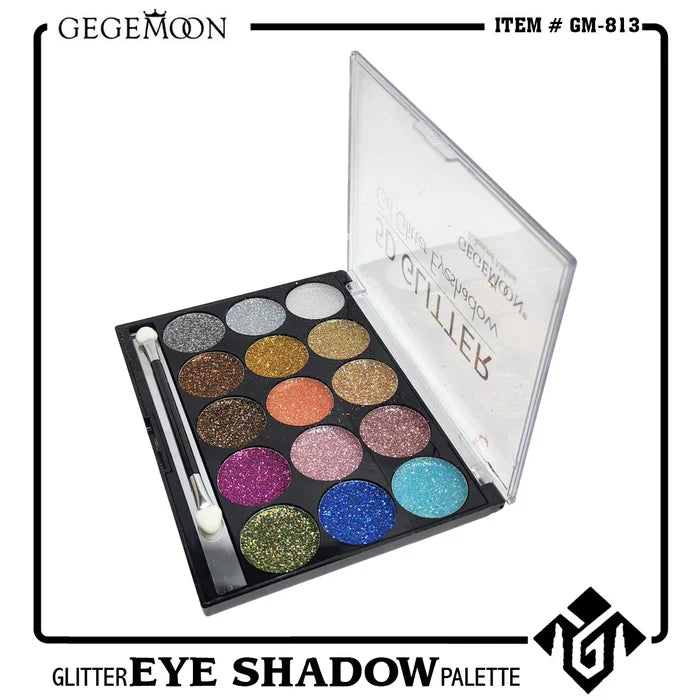 Gegemoon 5D Gel Glitter Eyeshadow 15 Colors Gege Moon
