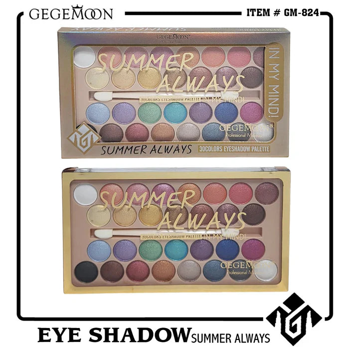 Gege moon Summer 30 Colors Eyeshadow Palette Gege Moon