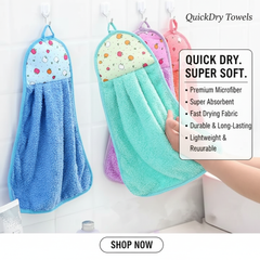 Microfiber Hand Towel Kitchen/Bathroom Soft Hand Towel Cosmia.pk