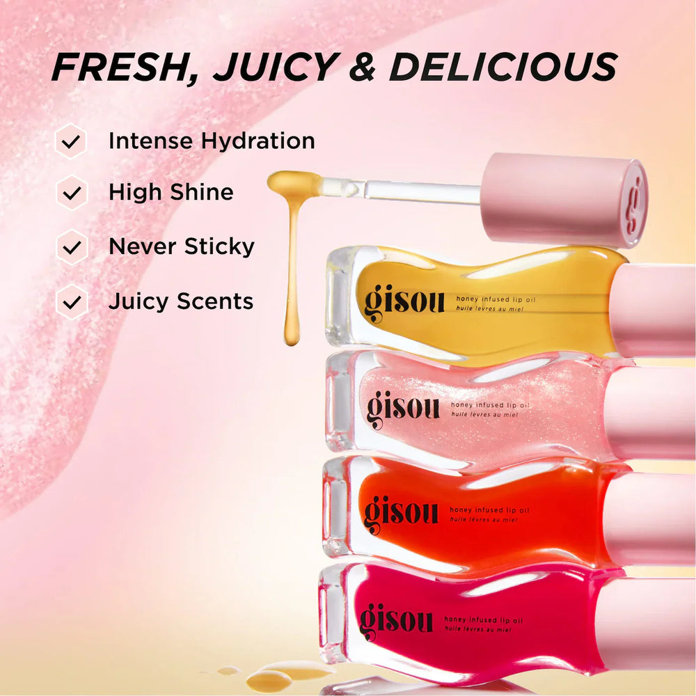 Gisou Honey Infused Hydrating Lip Oil - 8ml Gisou