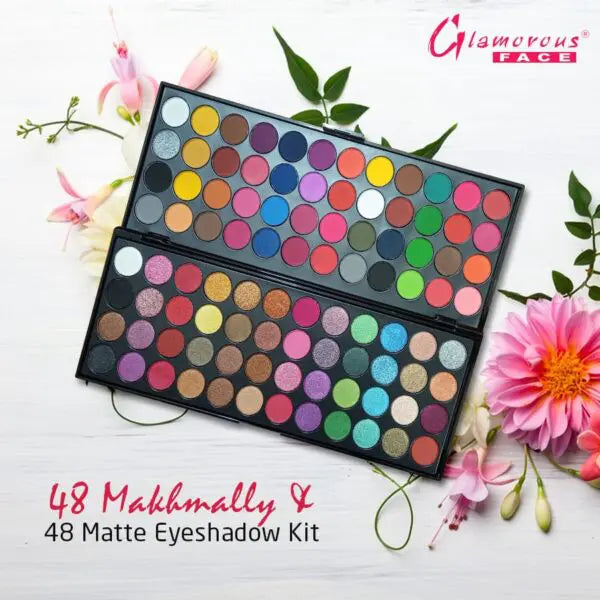 Glamorous Face 48+48 Makhmaly & Matte Touch Eyeshadow Palette Glamorous Face