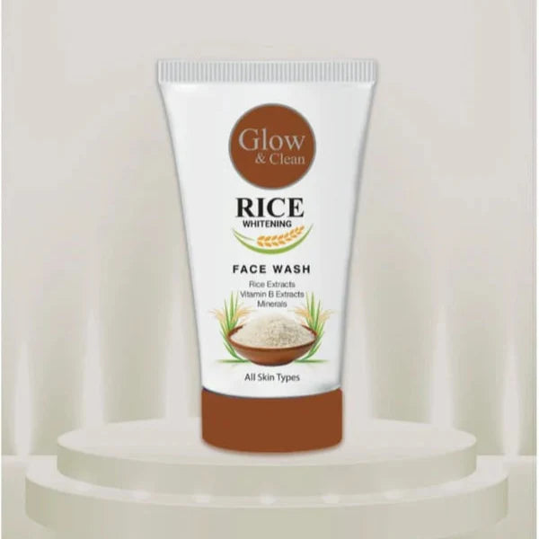 Glow & clean Rice Whitening Face Wash 120ml Glow & Clean