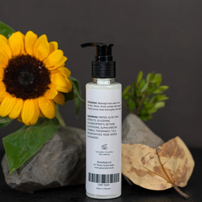 Glow Natural Glutathione Alpha Arbutin Skin Brightening Face Wash Glow Natural