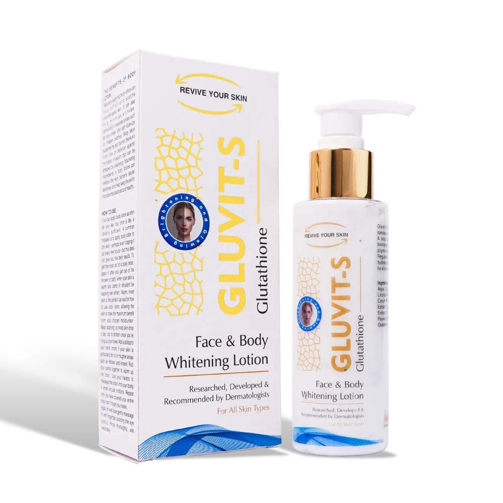 Asra derm Gluvit-s Face & Body Whitening Lotion 100ml Asra derm