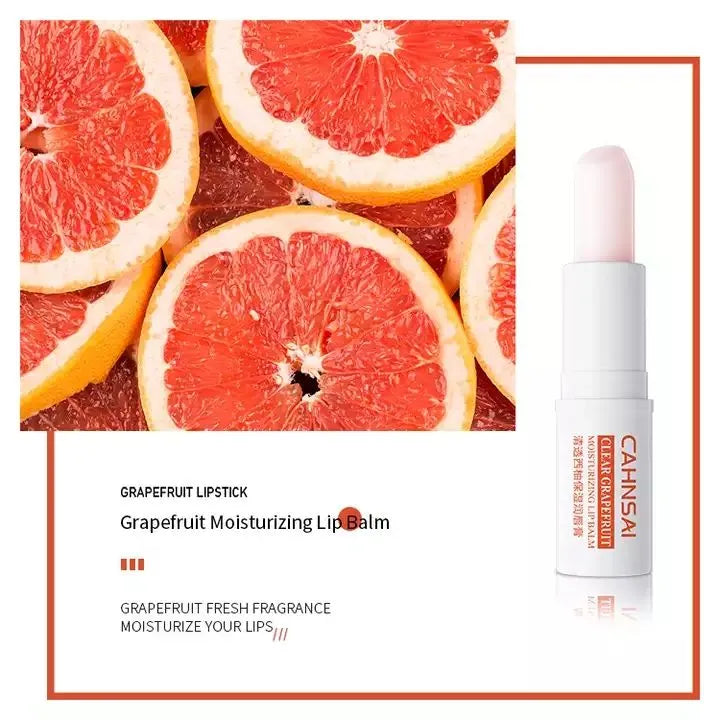 CAHNSAI Clear Grapefruit Moisturizing Lip Balm - 4g CAHNSAI