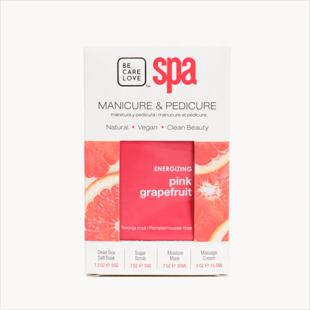Be Care Love Pink Grapefruit Energizing Spa 4 Pcs Set Be Care Love