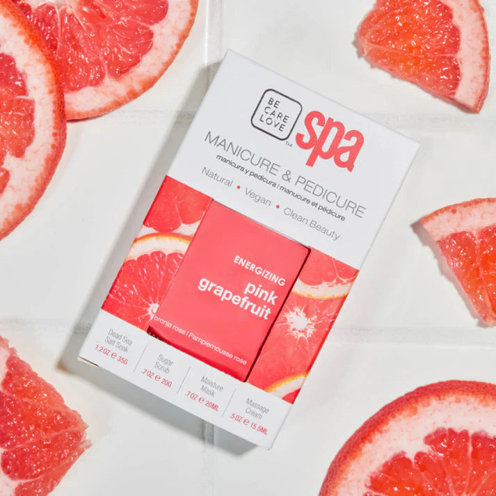 Be Care Love Pink Grapefruit Energizing Spa 4 Pcs Set Be Care Love