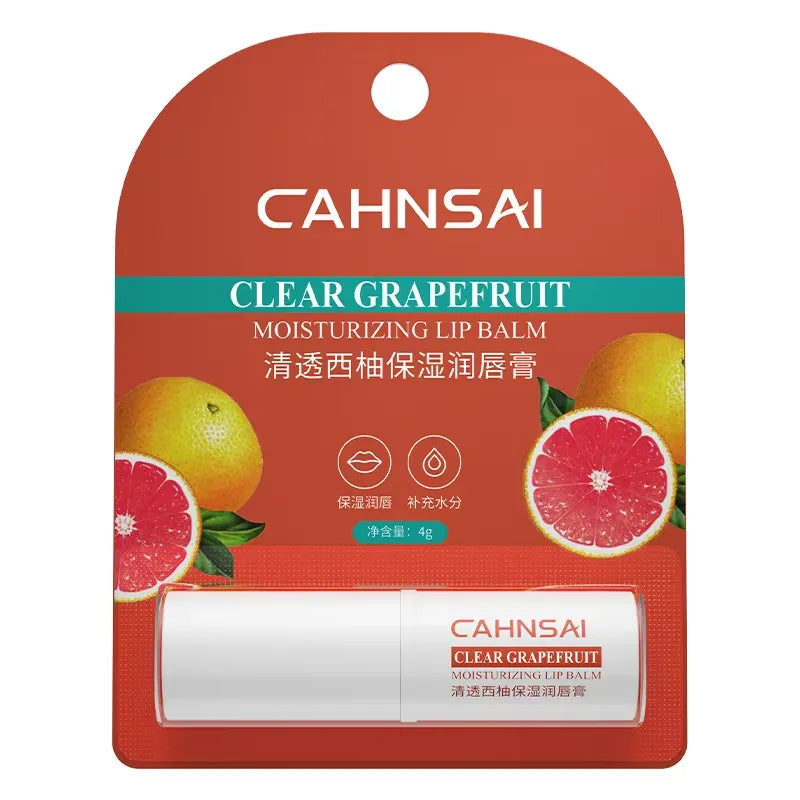 CAHNSAI Clear Grapefruit Moisturizing Lip Balm - 4g CAHNSAI