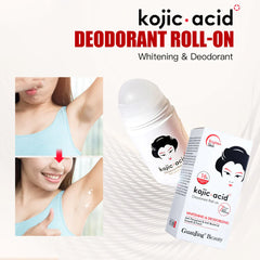 GuanJing Kojic Acid Deodorant Perfume Underarm Roll On - 50ml Guanjing
