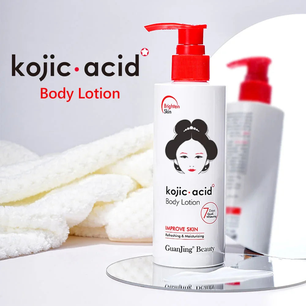 Guanjing Beauty Kojic Acid Collagen 3 in 1 Skin Care Body Lotion Guanjing