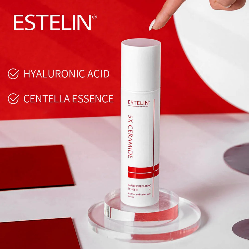 ESTELIN 5X Ceramide Moisturizing Smoothing Essence Toner - 100ml Estelin