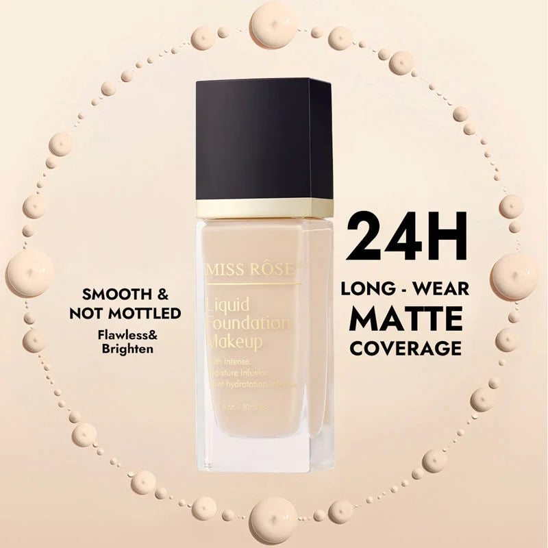 Miss Rose Liquid Makeup Foundation - 30ml Miss Rose
