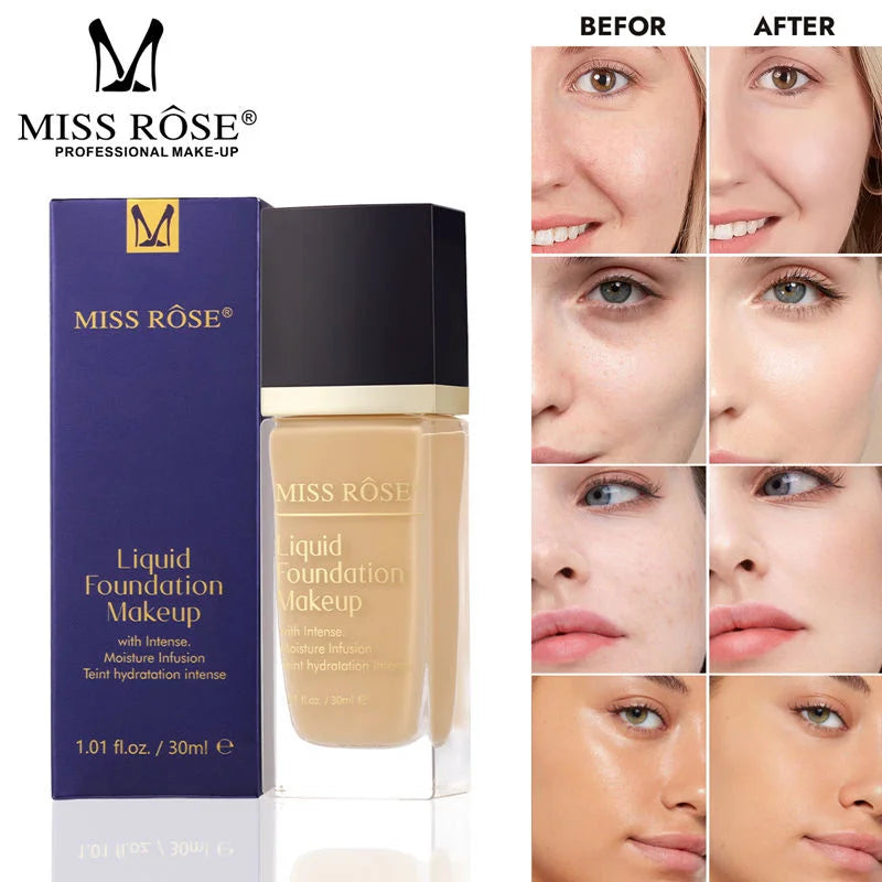 Miss Rose Liquid Makeup Foundation - 30ml Miss Rose