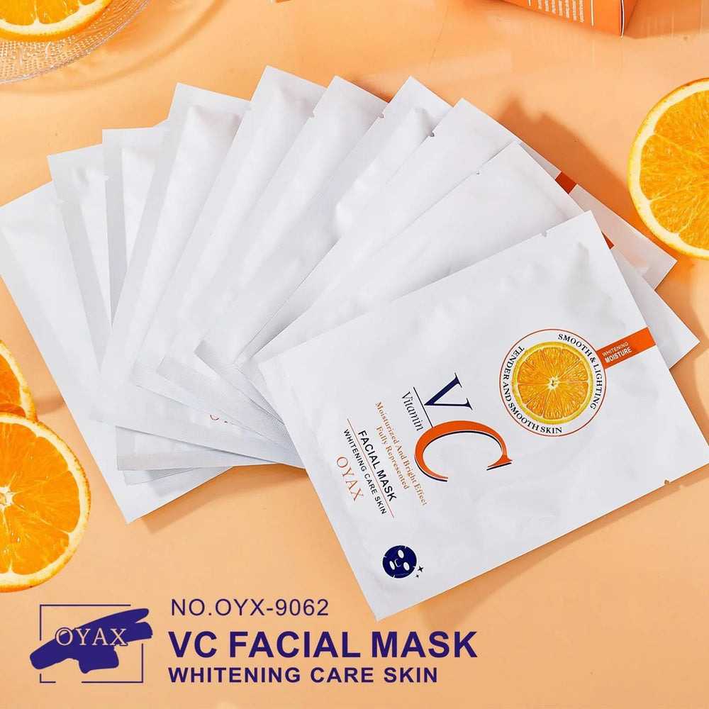 Oyax Vitamin C Moisturizing Whitening Facial Mask - 10 PCS Oyax